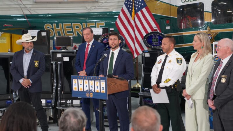 Attorney General James Uthmeier announces illegal gaming enforcement operation results; setting pace for record year